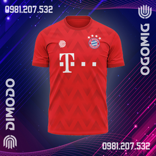 Áo Bayern Munich thiết kế