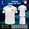 Áo đội tuyển Ba Lan sân nhà World Cup 2022 là thiết kế sở hữu màu sắc quen thuộc và cũng được nhiều câu lạc bộ lựa chọn. Tuy nhiên, thiết kế này vẫn có những chi tiết nhấn mạnh vô cùng đẹp mắt để tăng thêm sự hấp dẫn cho trang phục.