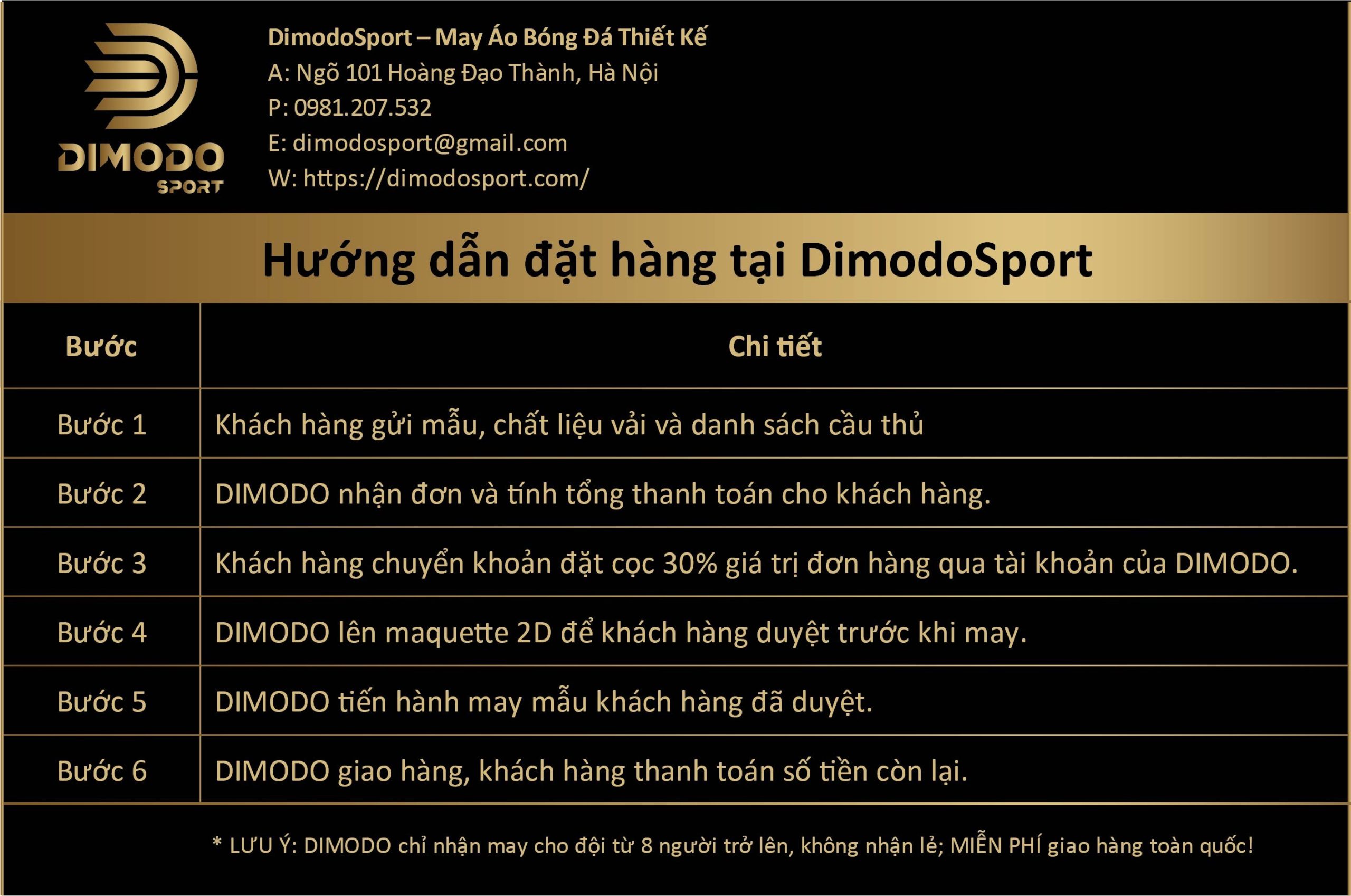 Tham khảo cách thức đặt hàng dưới đây để nhanh chóng sở hữu mẫu áo bóng đá mà mình yêu thích ngay nhé.