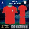 Mẫu áo đội tuyển Iran sân khách World Cup 2022 là một trong những thiết kế sở hữu màu đỏ thời thượng cùng họa tiết chấm bi độc đáo ở cánh tay. Thêm vào điểm nhấn màu sắc ở cổ áo. Tất cả đang làm nên một phiên bản hoàn hảo nhất.
