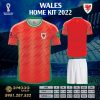 Áo đội tuyển Wales sân nhà World Cup 2022 là mẫu của màu đỏ lên ngôi. Và đặc biệt hơn khi nó được kết hợp cùng với một màu sắc khác nữa đi kèm theo họa tiết.