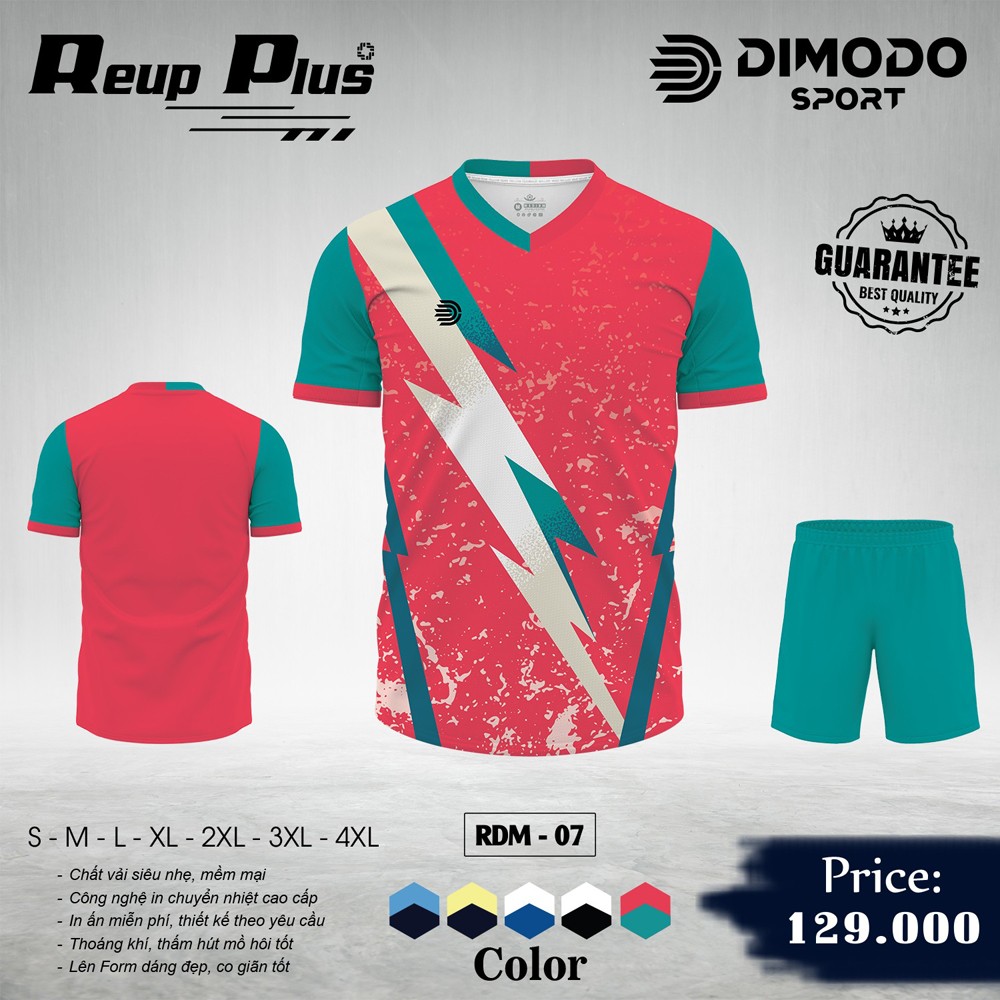 Áo bóng đá Reup-07 màu đỏ