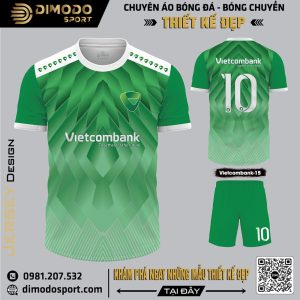 Áo đấu Vietcombank màu xanh két