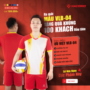 Mẫu áo bóng chuyền nam đẹp