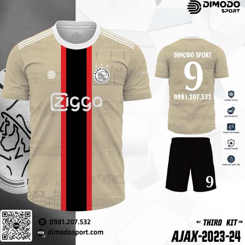 Áo đấu clb Ajax 23/24 bộ thứ ba