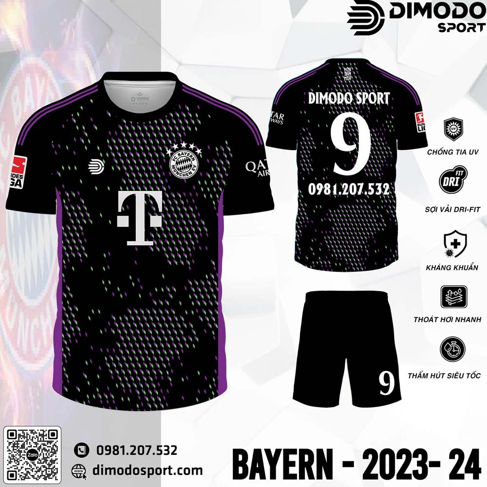 Áo đá bóng clb Bayer Munich 23/24