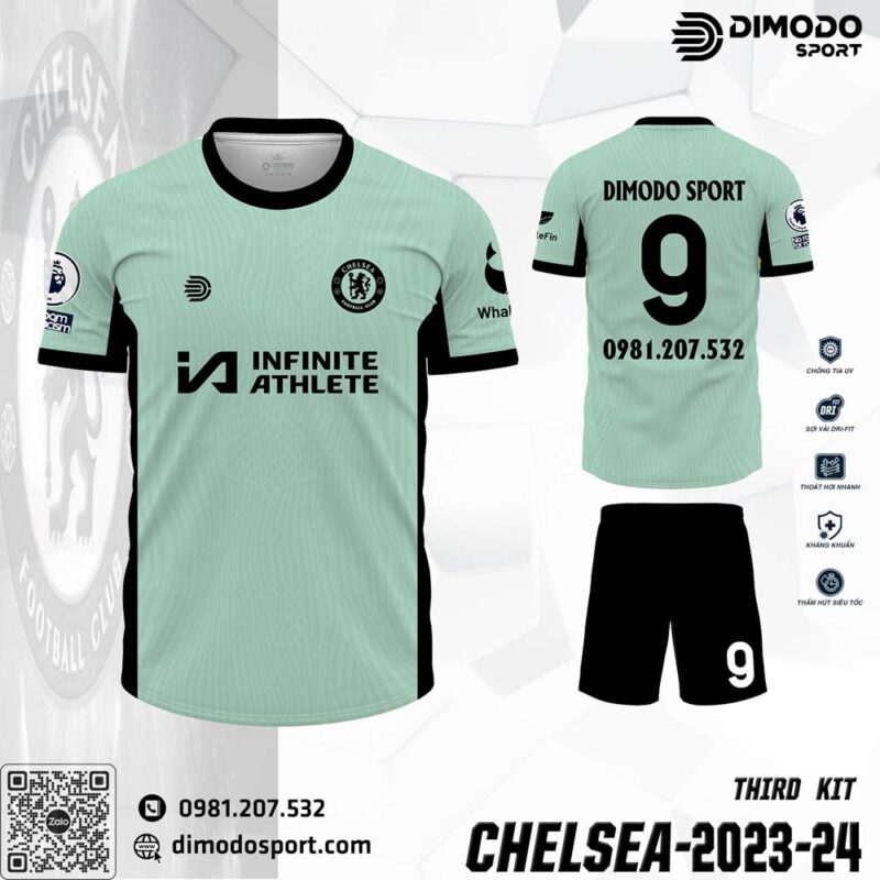 Áo clb Chelsea 23/24 bộ thứ ba