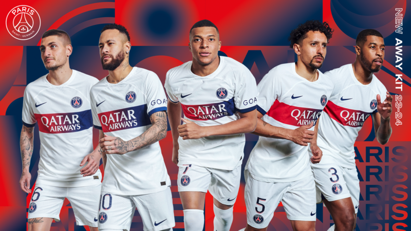 Hình ảnh áo CLB PSG 2023 - 2024 sân khách