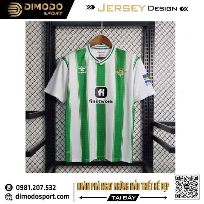 Thành phẩm áo đấu clb Real Betis 2024 xuất sắc tại Dimodo