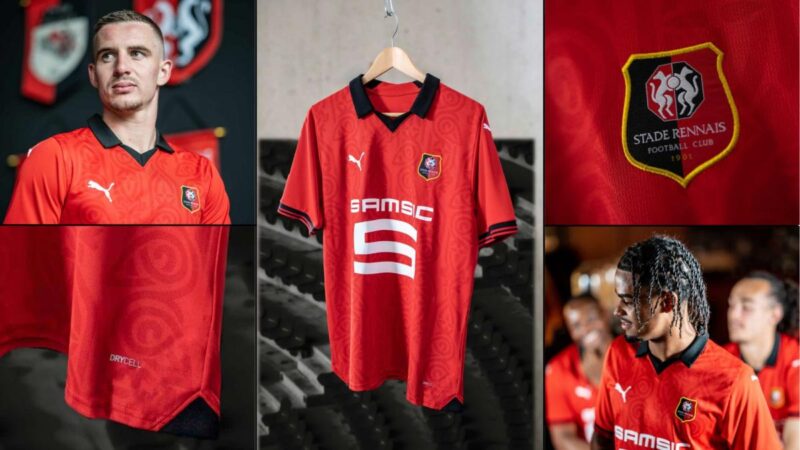 Hình ảnh áo CLB Rennes 2023 - 2024 sân nhà